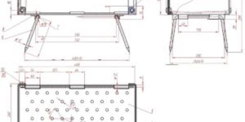 Jak vyrobit skládací pánev vlastními rukama: výkres a rozměry